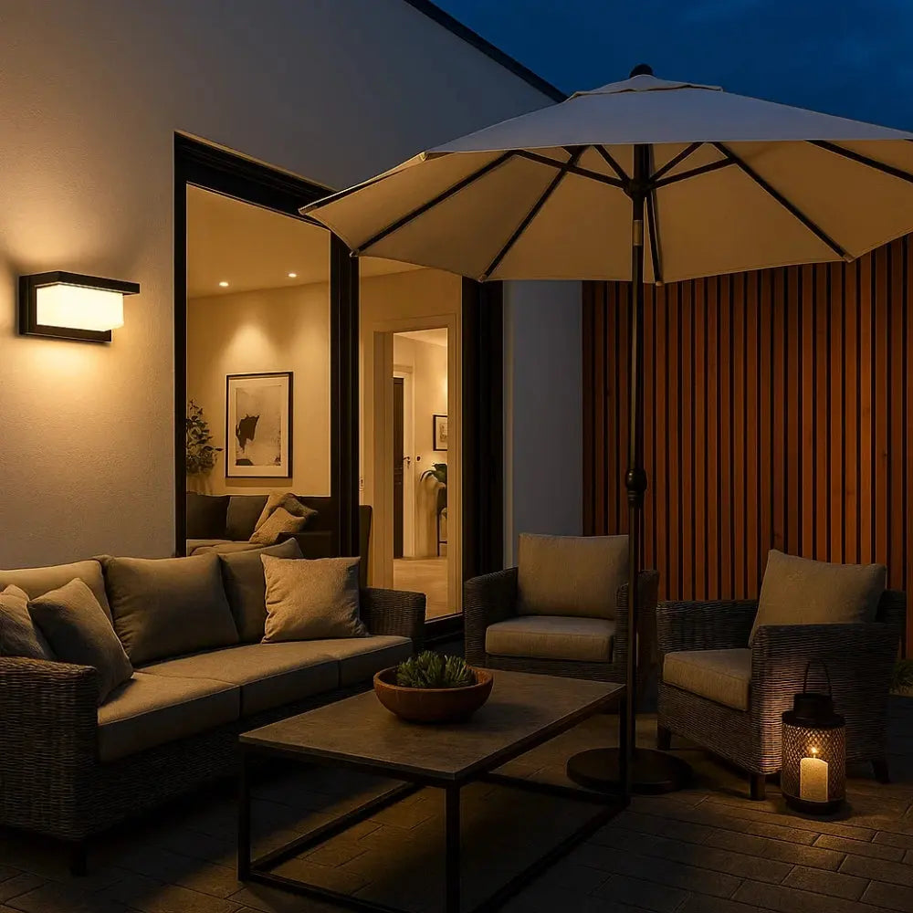 Applique Murale Exterieur Detecteur de Mouvement <br> | Elevation | Delvanie