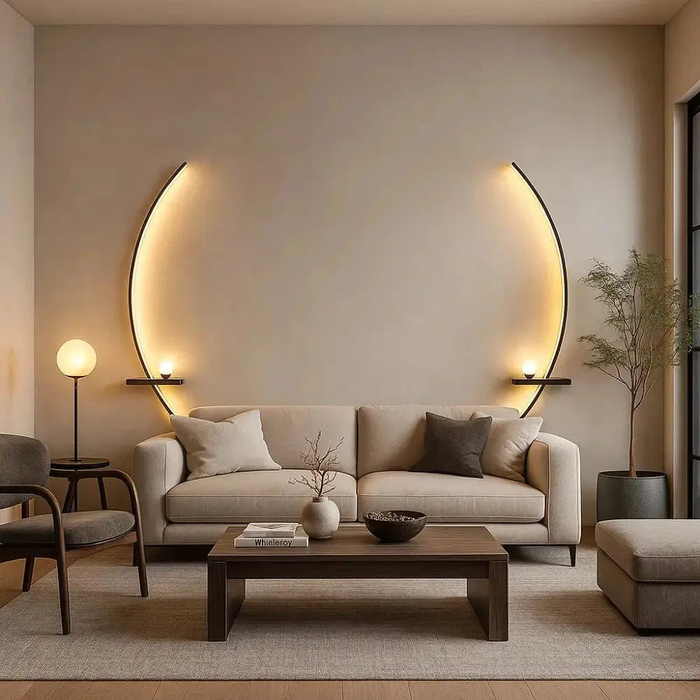 Applique Murale Led - Rayures Lumineuses Modernes | Raylume - | Delvanie