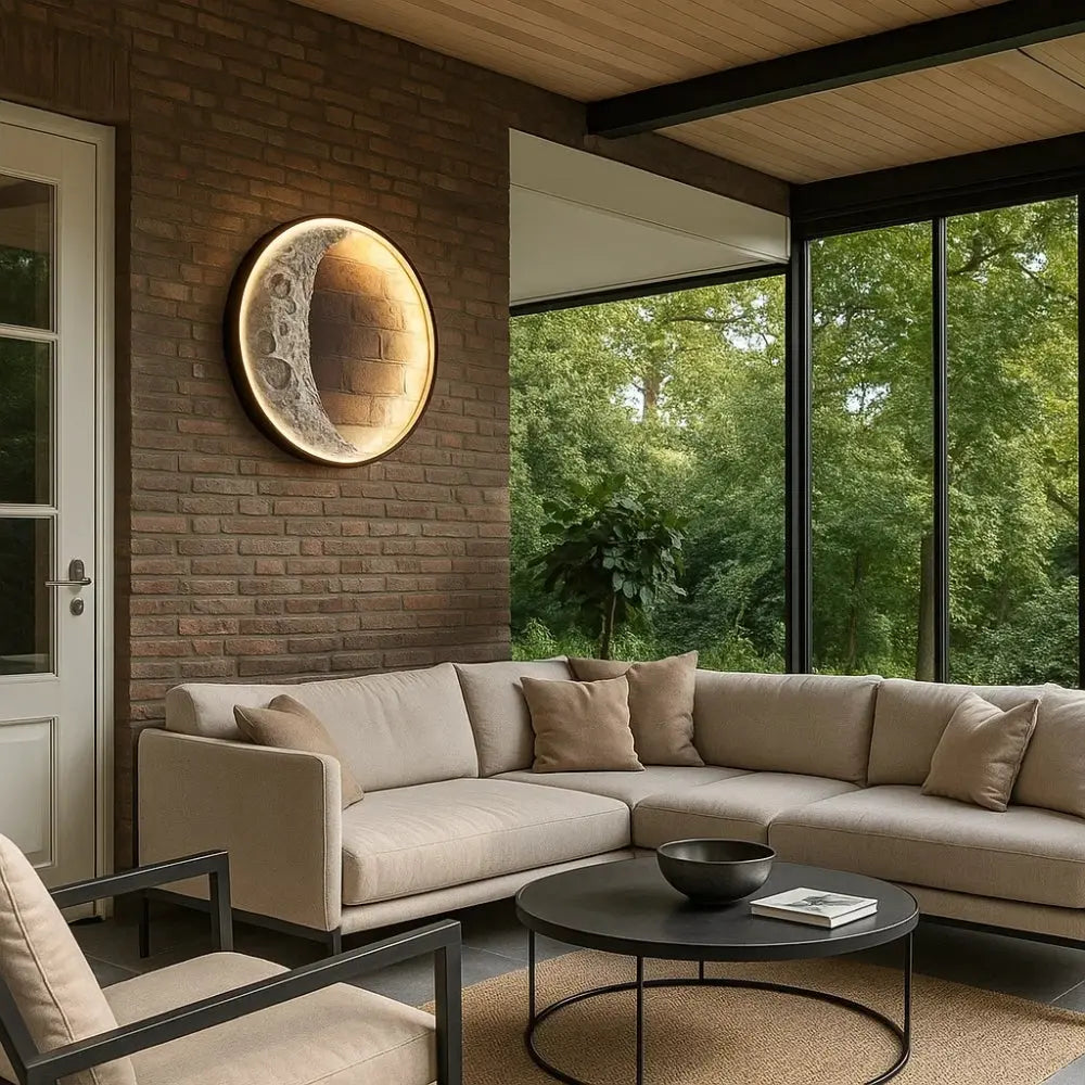 Applique exterieure - Lune d’Inox | Elysor - | Delvanie