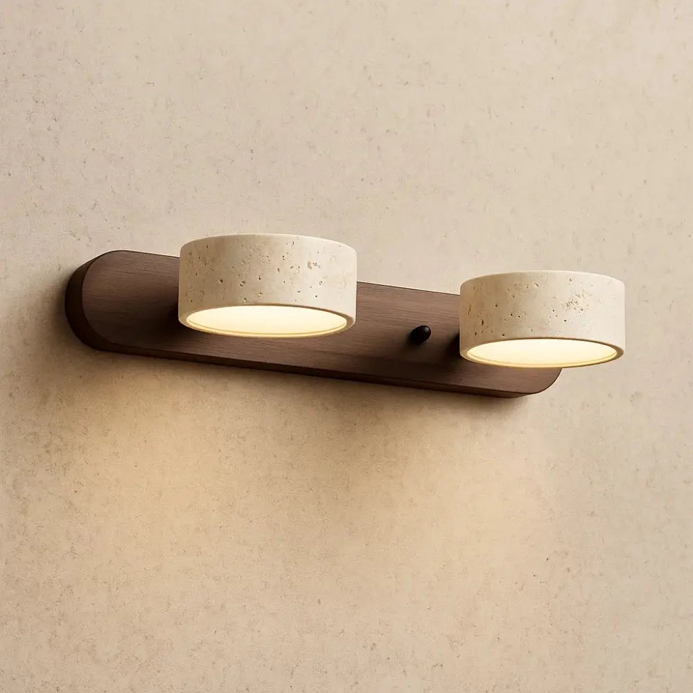 Applique Murale Travertin <br> Équilibre subtil | Solveta | Delvanie