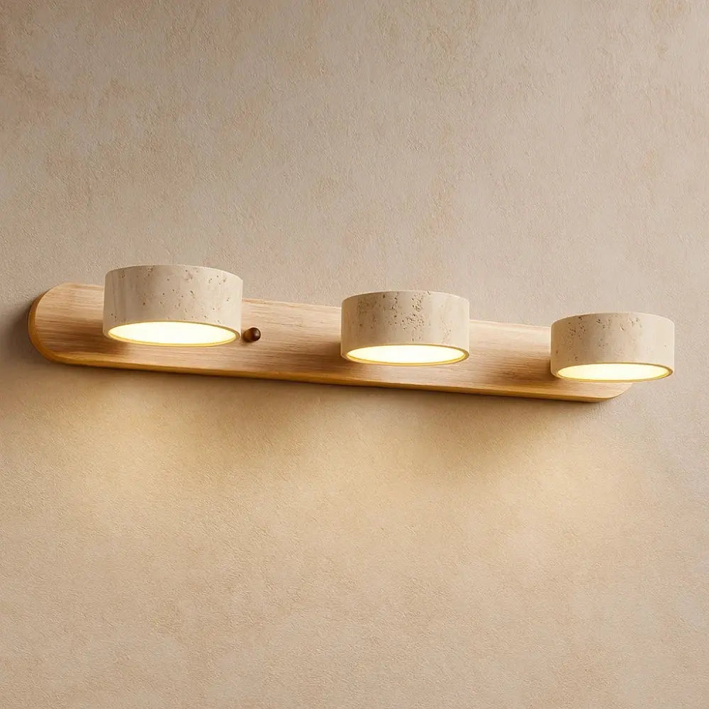 Applique Murale Travertin <br> Équilibre subtil | Solveta | Delvanie