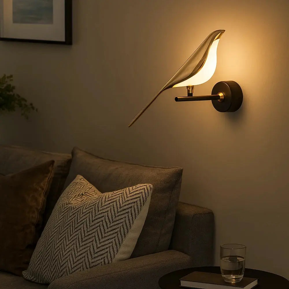 Applique Murale Design <br> Lueur Perchée | Birella | Delvanie