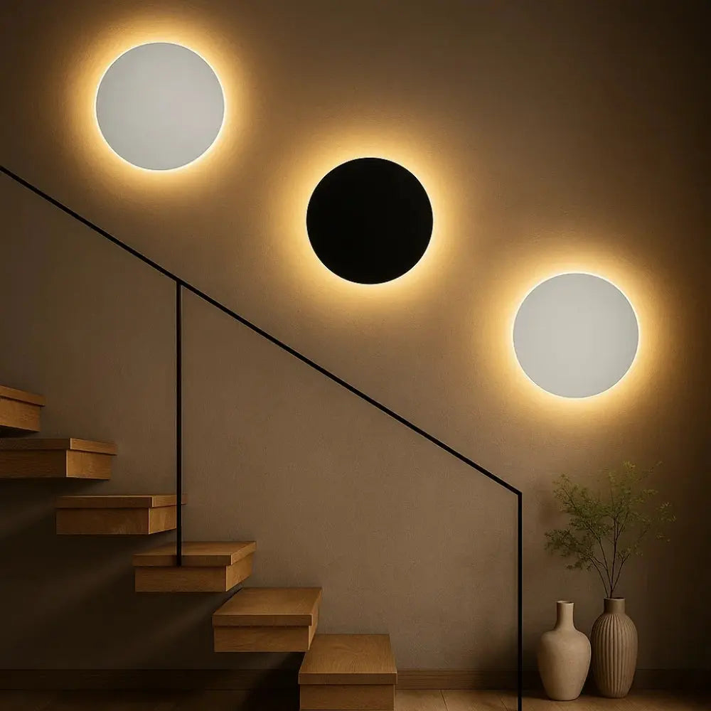 Applique Murale Ronde <br> Lueur Orbital | Viora | Delvanie