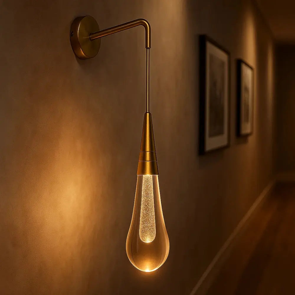 Applique Murale <br> Éclat Contemporain | Teardrop | Delvanie