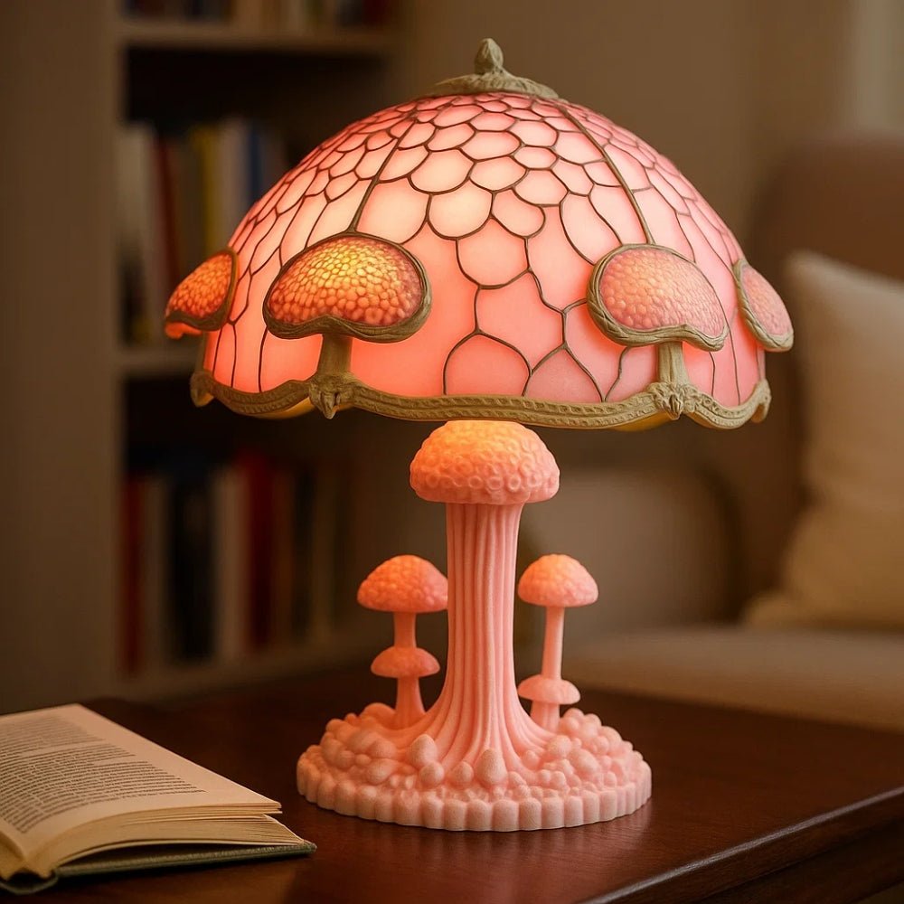 Enchanted Bloom Stained Glass Lamp