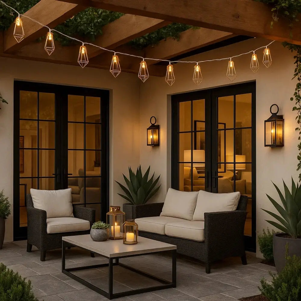 Guirlande Lumineuse <br> Géométrie Cuivrée | Elvoria | Delvanie