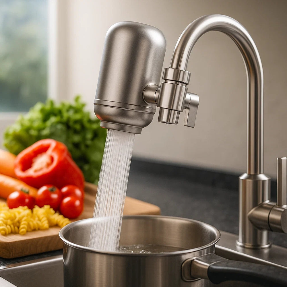Kitchen Water Faucet Filter Stainless Steel