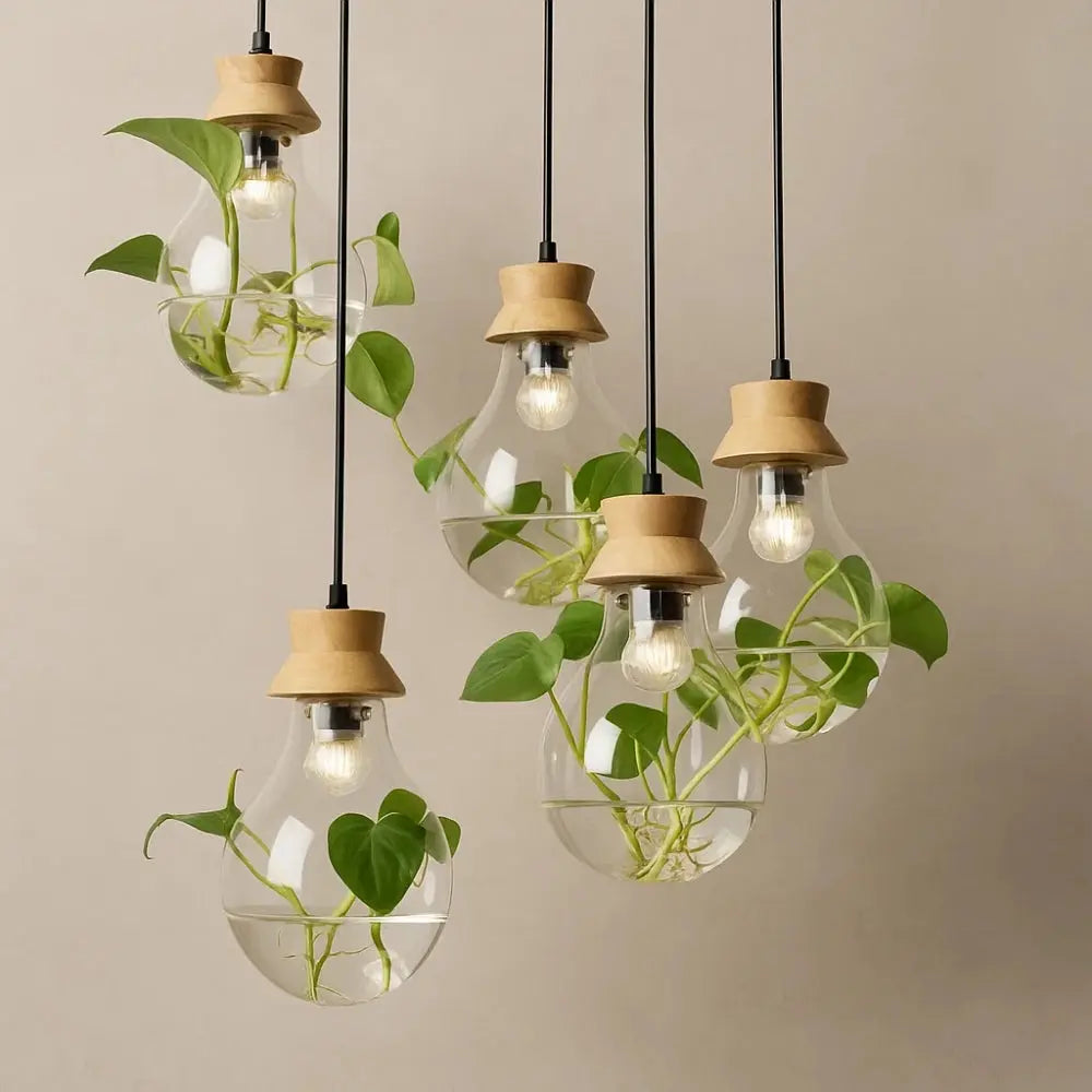 Suspension Luminaire Lampe <br> Flore Éclairée | Botanica | Delvanie