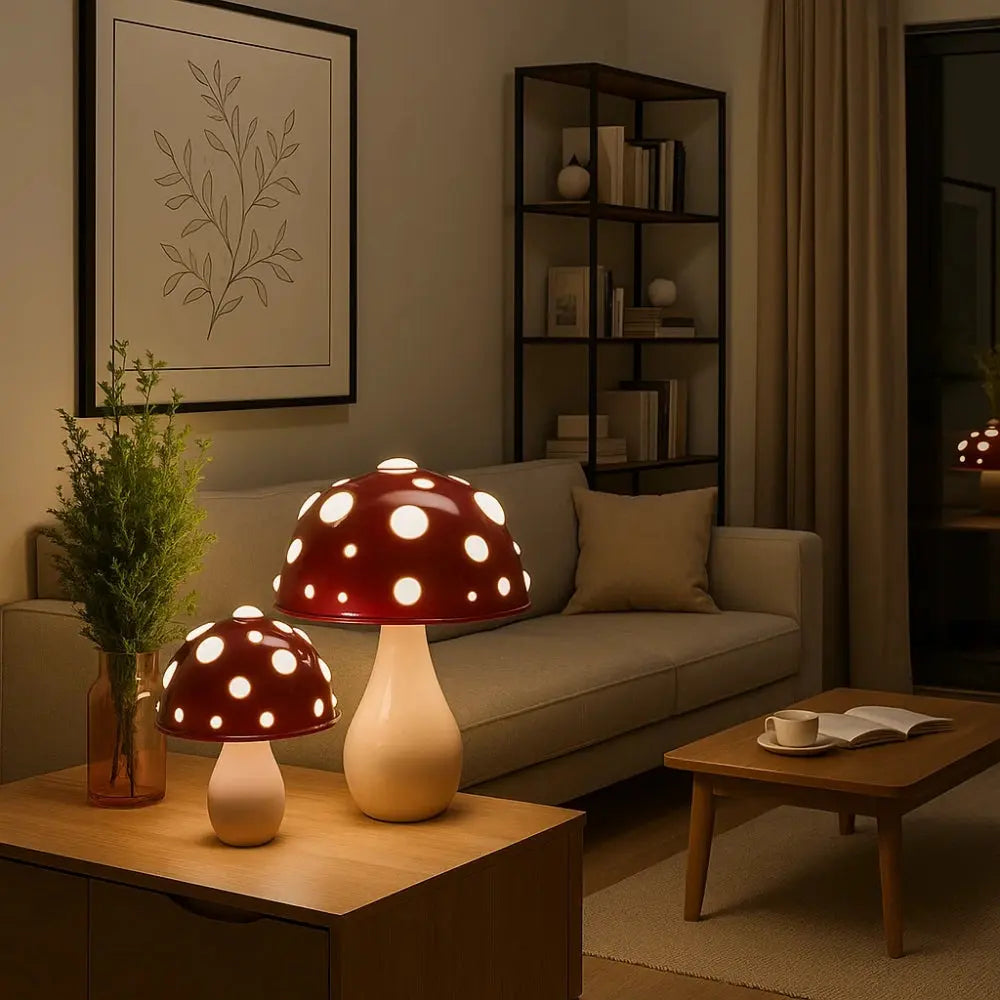 Lampe Champignon <br> Lueur Magique | Fuara | Delvanie