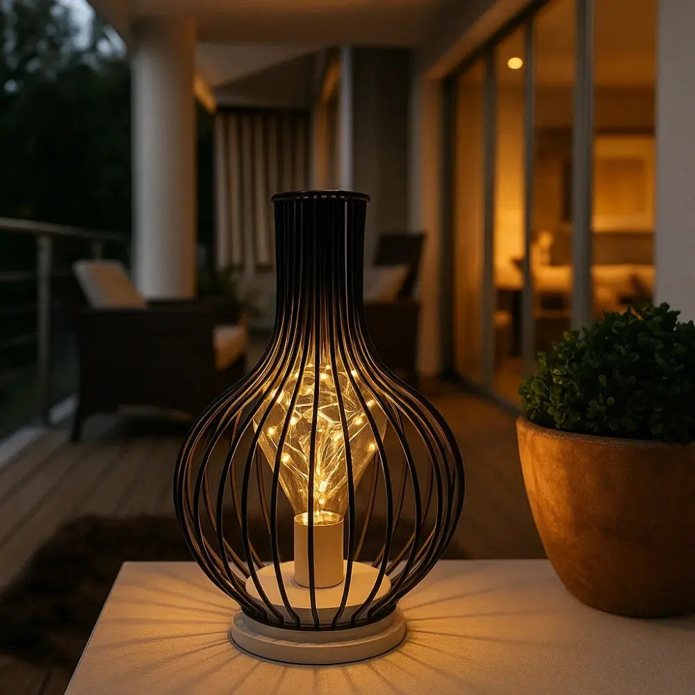 Lampe Fer Forgé <br> La Lumière Sauvage | Aeronis | Delvanie