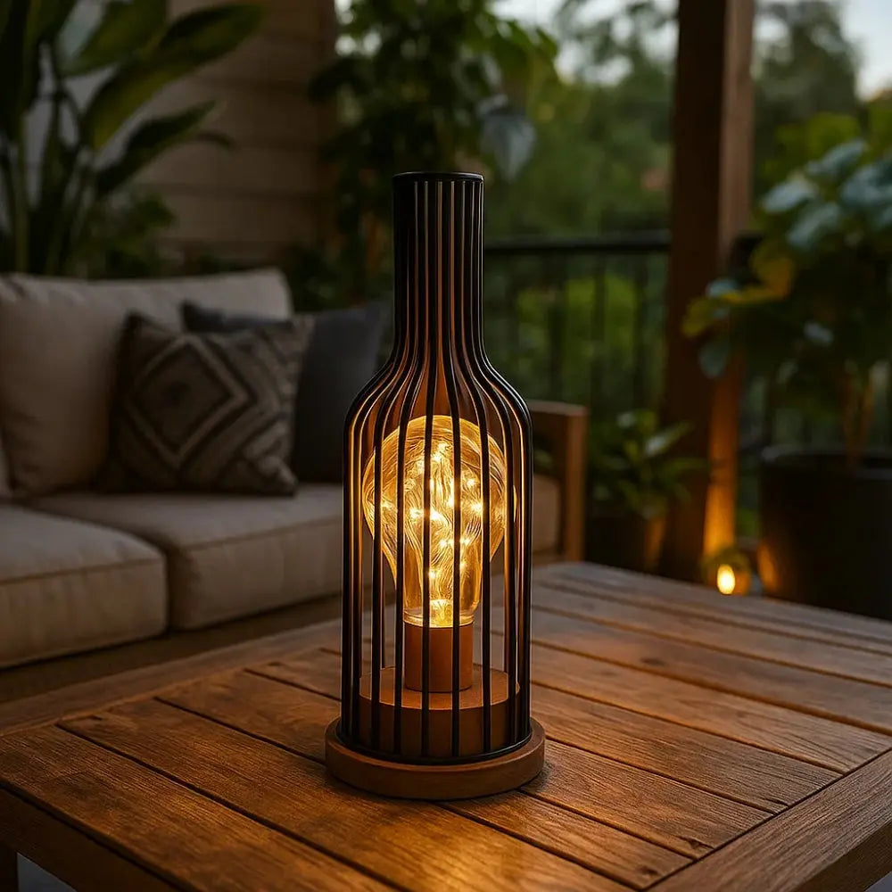 Lampe Fer Forgé <br> La Lumière Sauvage | Aeronis | Delvanie