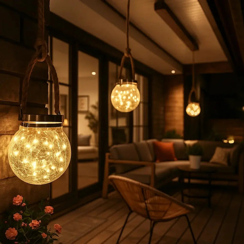 Lampe Solaire Extérieur <br> Lueur Enchantée | SolarGlow | Delvanie