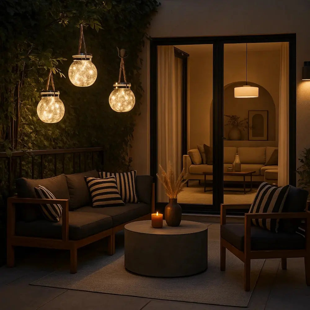 Lampe Solaire Extérieur <br> Lueur Enchantée | SolarGlow | Delvanie