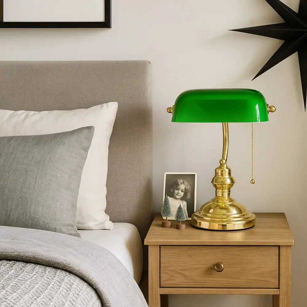 Lampe de Bureau <br> Ambiance Luxueuse | Emeraude | Delvanie