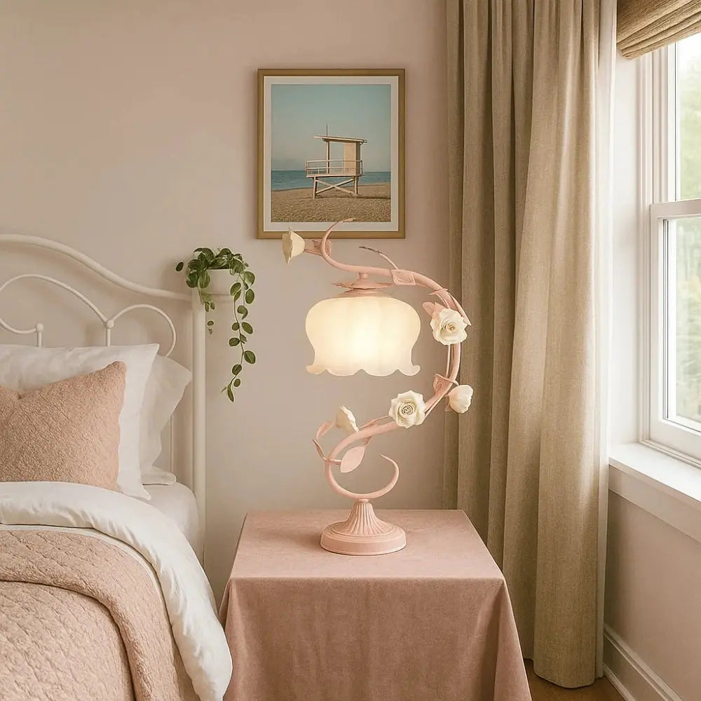 Lampe de Table <br> Charme Floral | Roselux | Delvanie