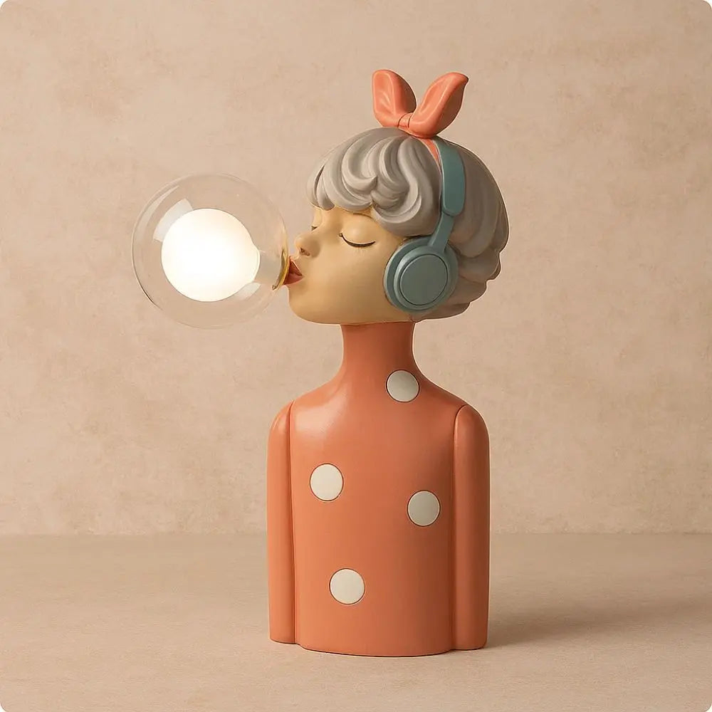Lampe de Table <br> Rêve Sucré | Candy Girl - Olivia |   Delvanie