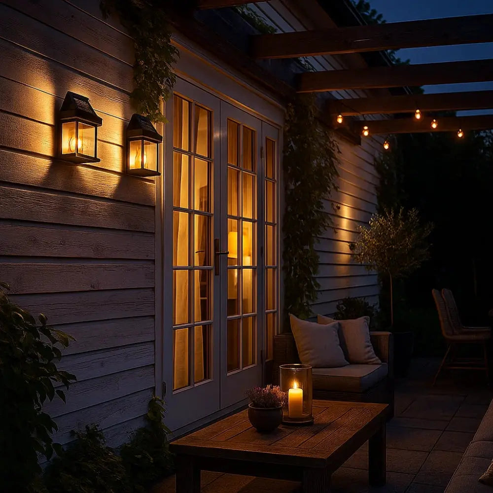 Applique Exterieur Solaire <br> Chaleur Naturel | Soléa | Delvanie