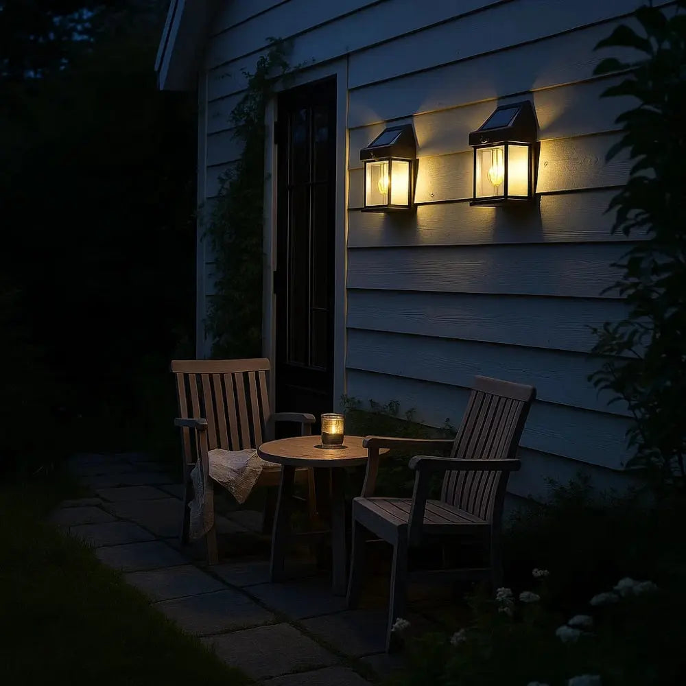 Applique Exterieur Solaire <br> Chaleur Naturel | Soléa | Delvanie