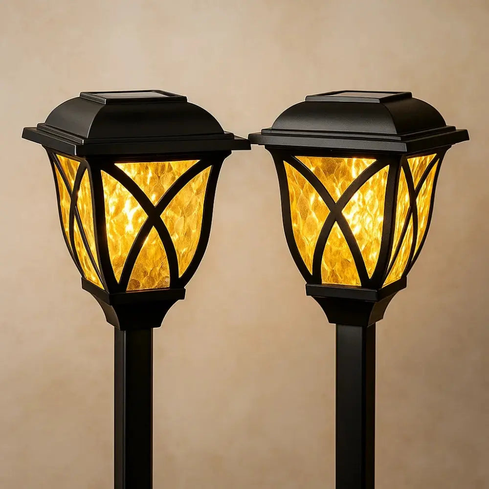 Lampe Solaire Extérieur <br> Lueur d'Or | Solara | Delvanie