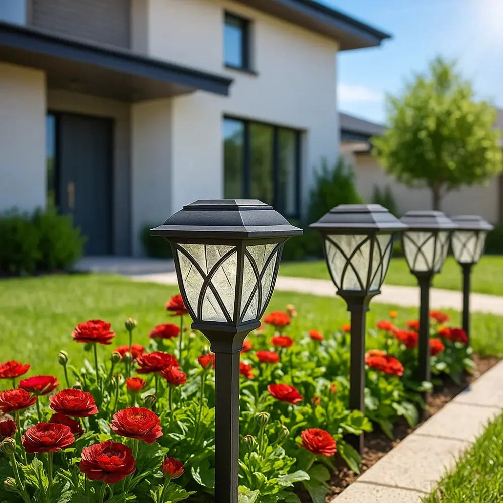 Lampe Solaire Extérieur <br> Lueur d'Or | Solara | Delvanie