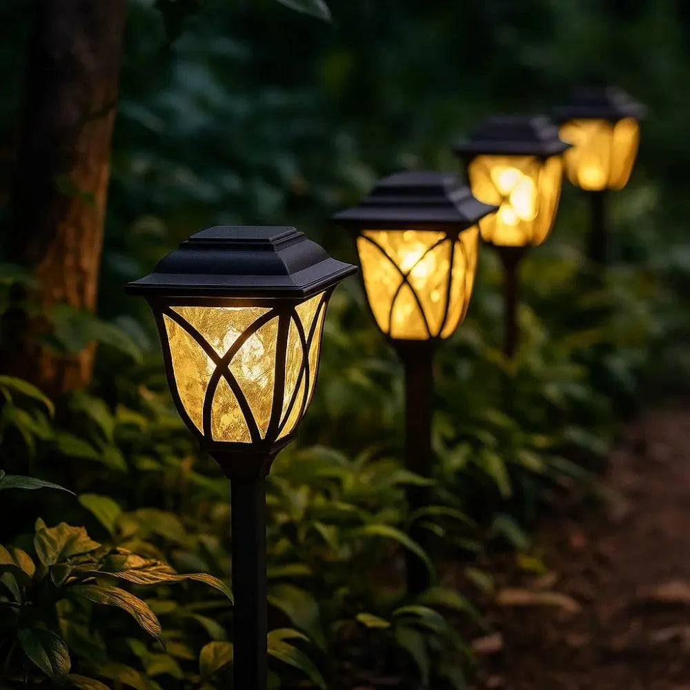 Lampe Solaire Extérieur <br> Lueur d'Or | Solara | Delvanie