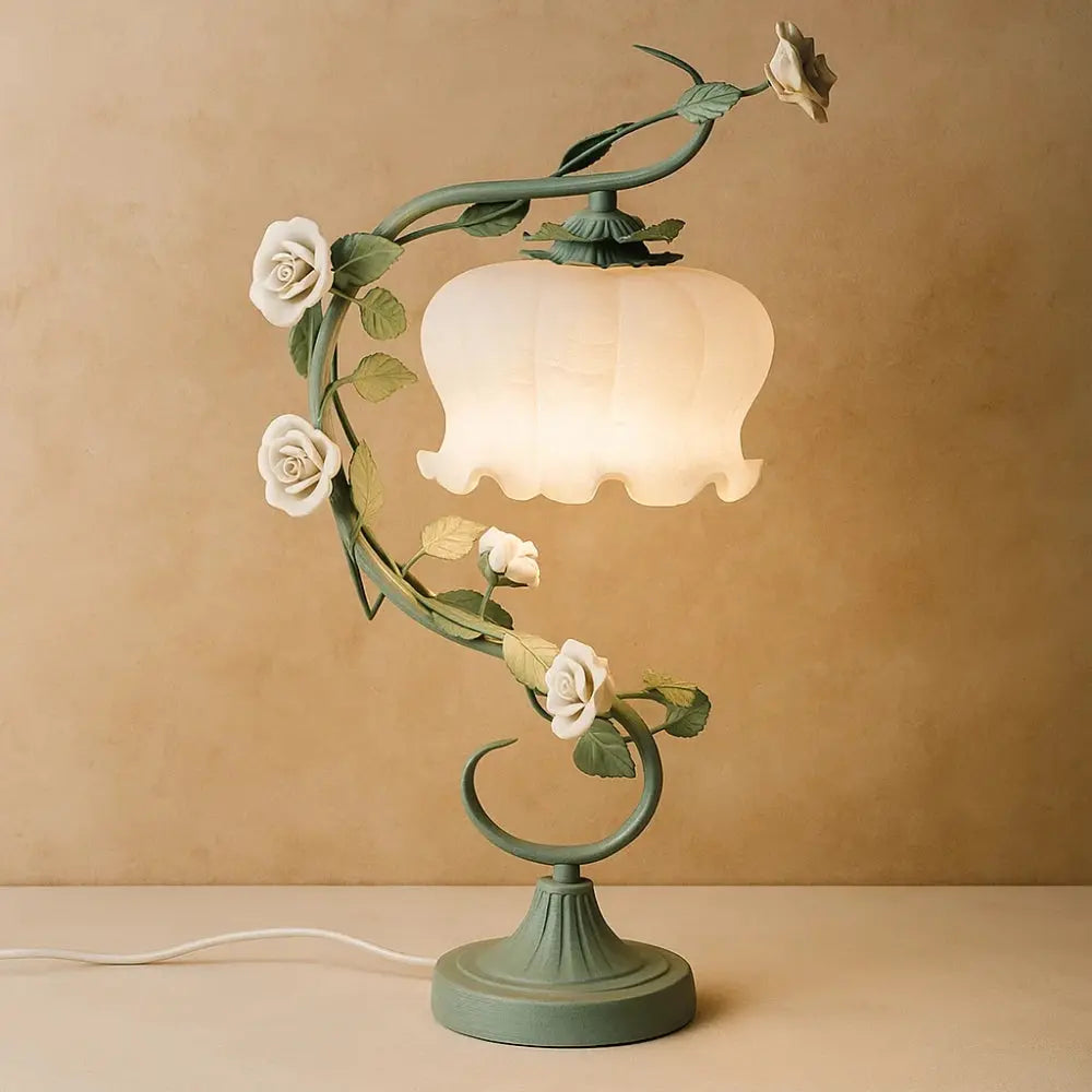 Lampe de Table <br> Charme Floral | Roselux | Delvanie