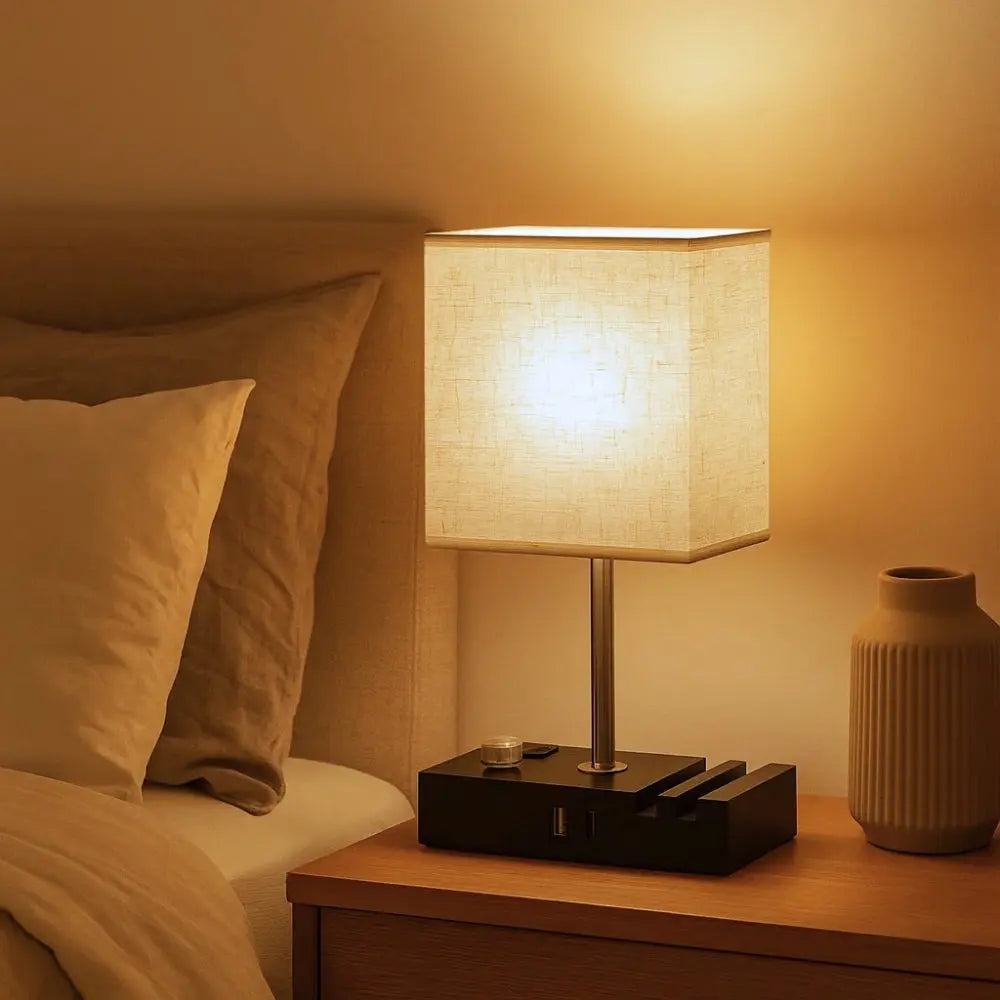 Lampe de Chevet Design <br> Lueur Chic | Vistara | Delvanie