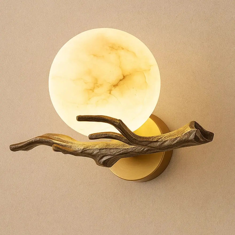 Applique Murale Cuivre <br> Marbre Organique | Bronza | Delvanie