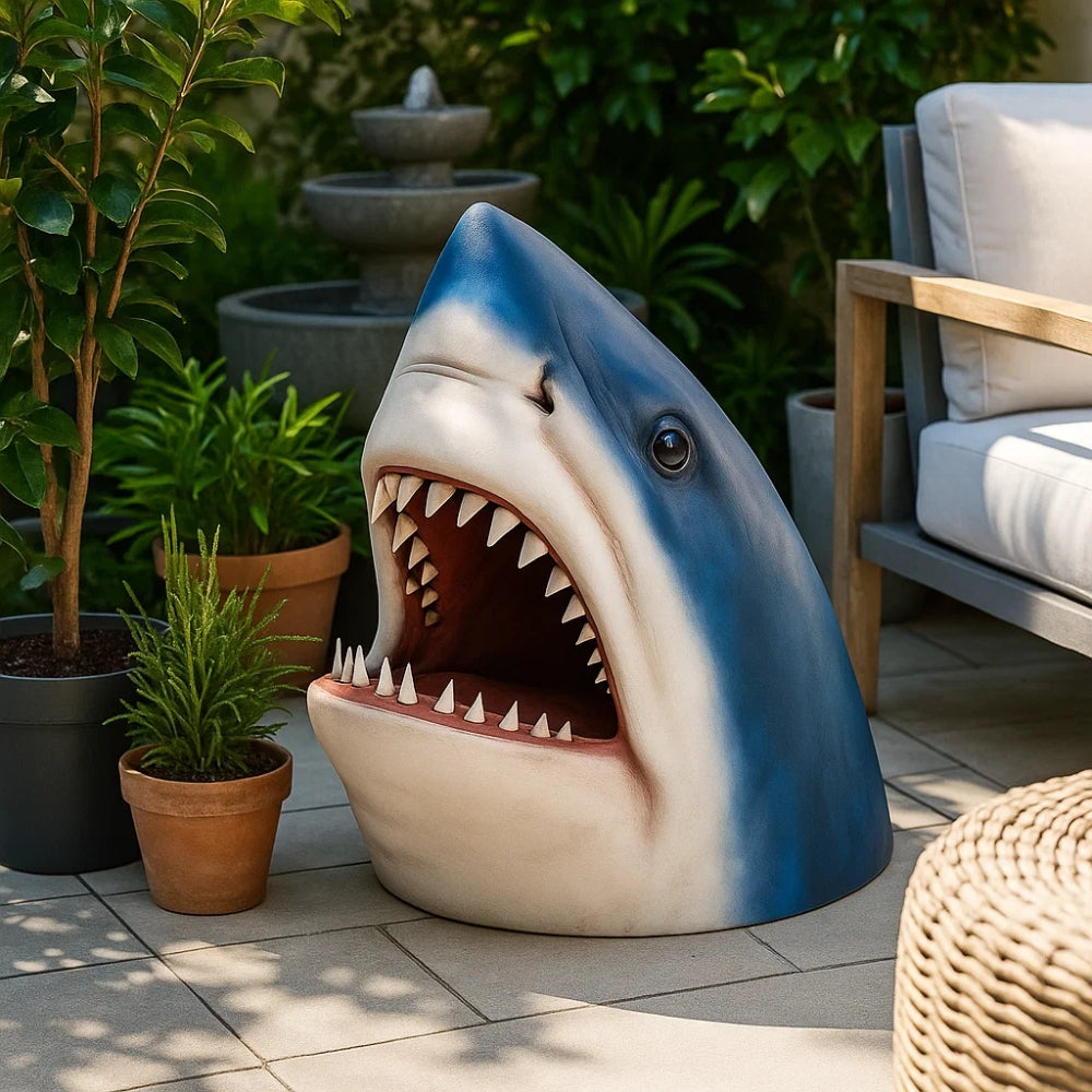 Outdoor Metal Art Marine Theme Decor