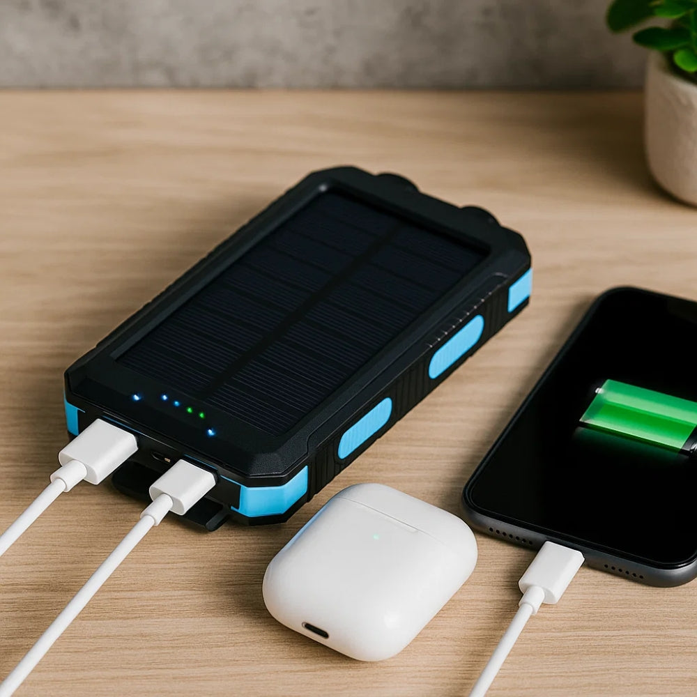Solar Power Bank Waterproof High Capacity