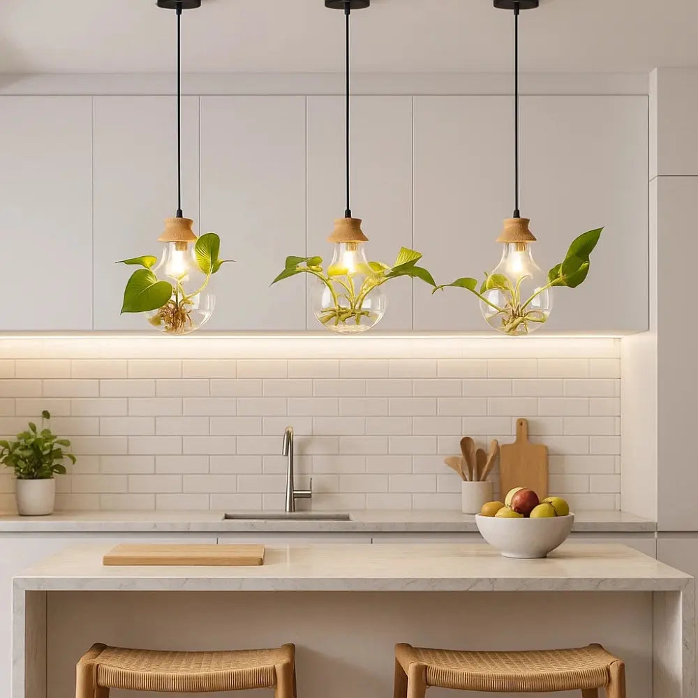 Suspension Luminaire Lampe <br> Flore Éclairée | Botanica | Delvanie