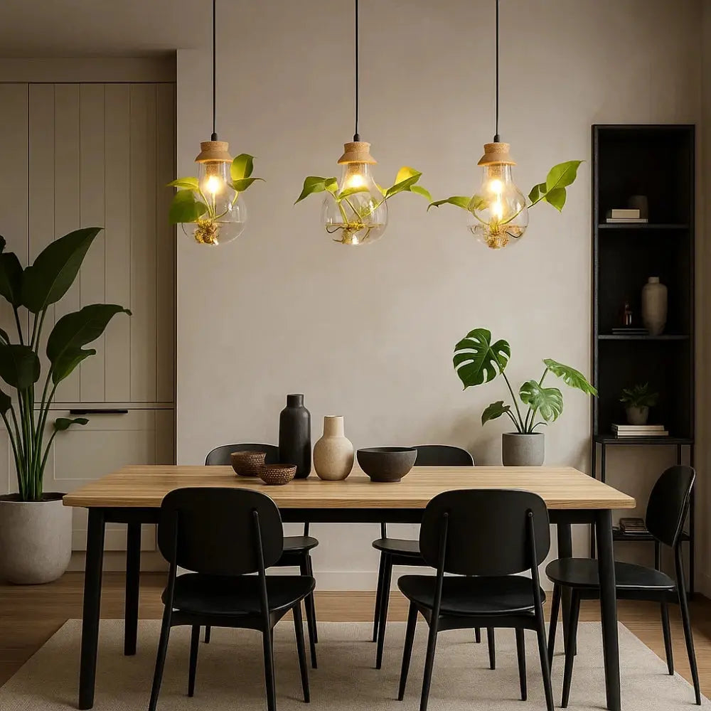 Suspension Luminaire Lampe <br> Flore Éclairée | Botanica | Delvanie