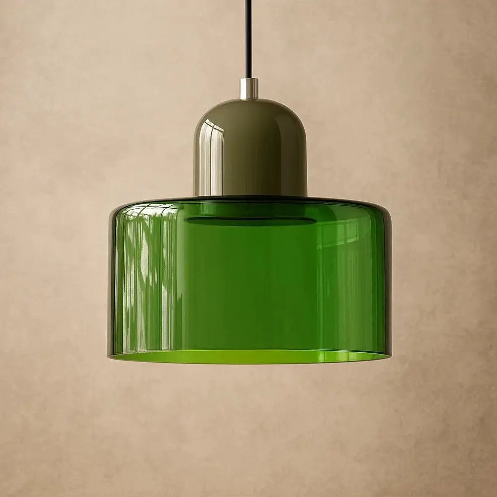 Suspension Luminaire en Verre <br> Design Élégant | GlassAura | Delvanie