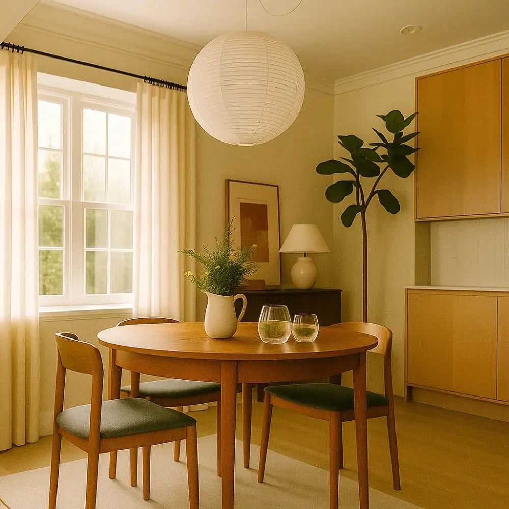 Suspension Luminaire Boule <br> Design Japandi | Kairo | Delvanie