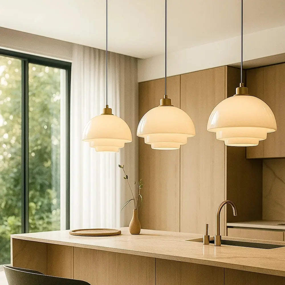 Suspension en Verre <br> Style Scandinave | Norida | Delvanie