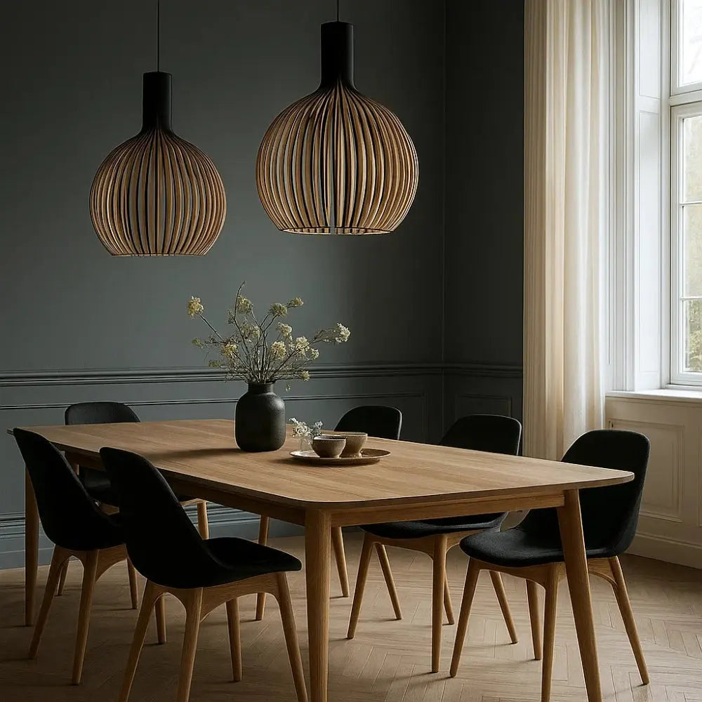 Suspension Bois <br> Charme Minimaliste | Forestia | Delvanie