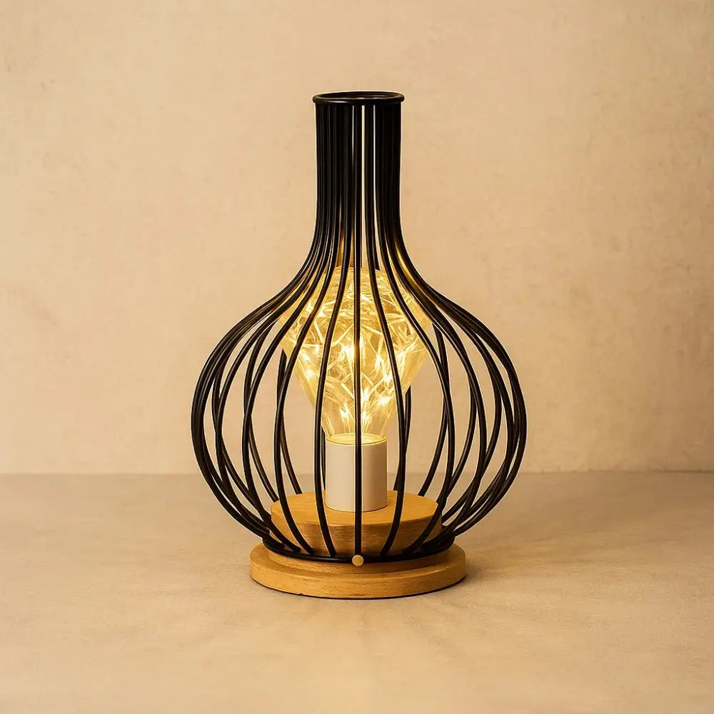 Lampe Fer Forgé <br> La Lumière Sauvage | Aeronis | Delvanie