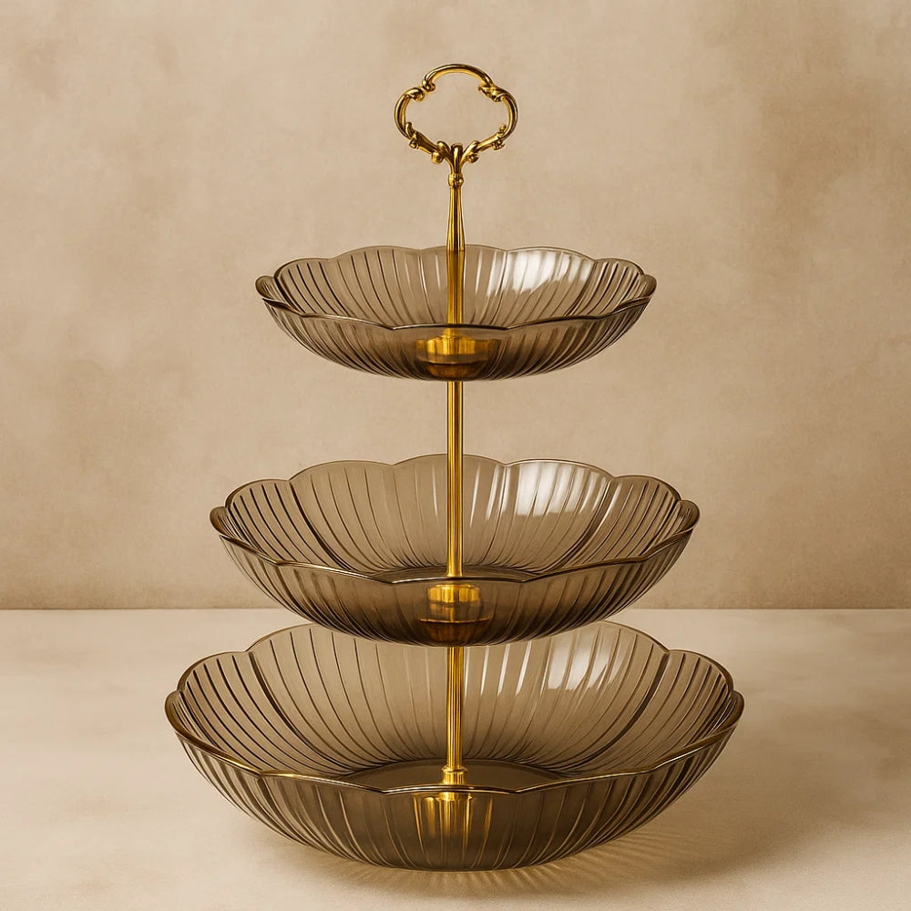 Three Tier Storage Basket Counter Organizer