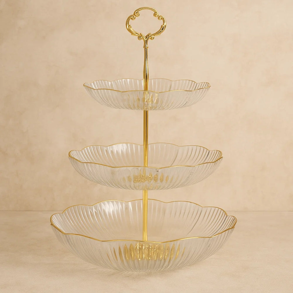 Three Tier Storage Basket Counter Organizer