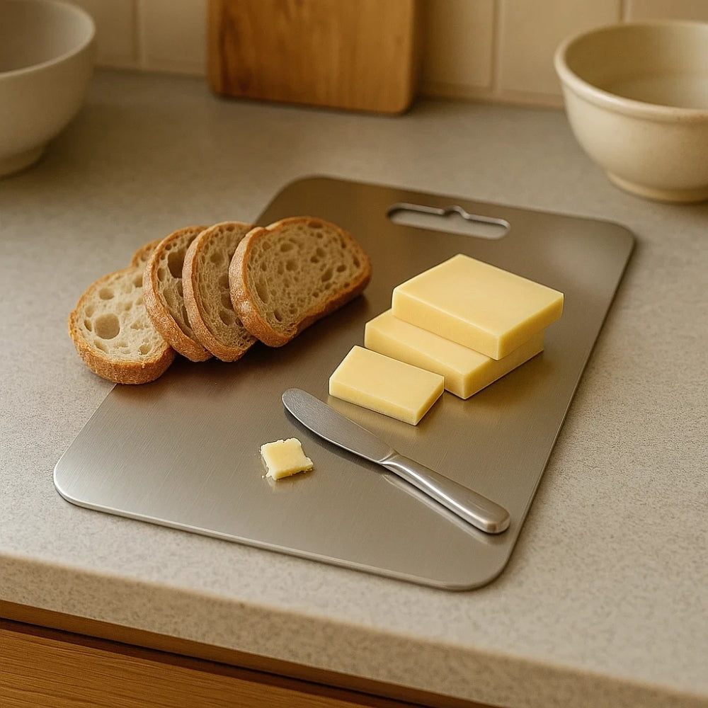 Titanium Cutting Board With Antibacterial Properties
