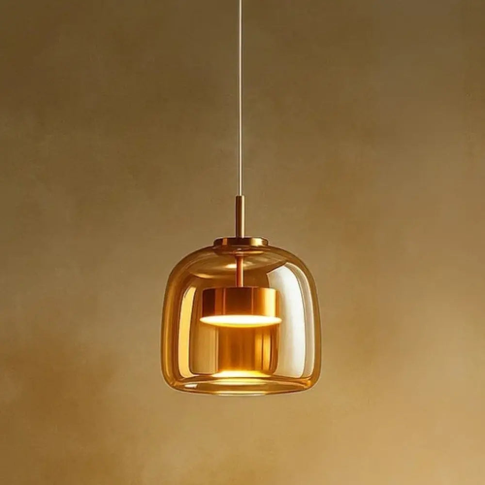 Suspension Luminaire Verre <br> Éclat Raffiné | Ombrelle | Delvanie