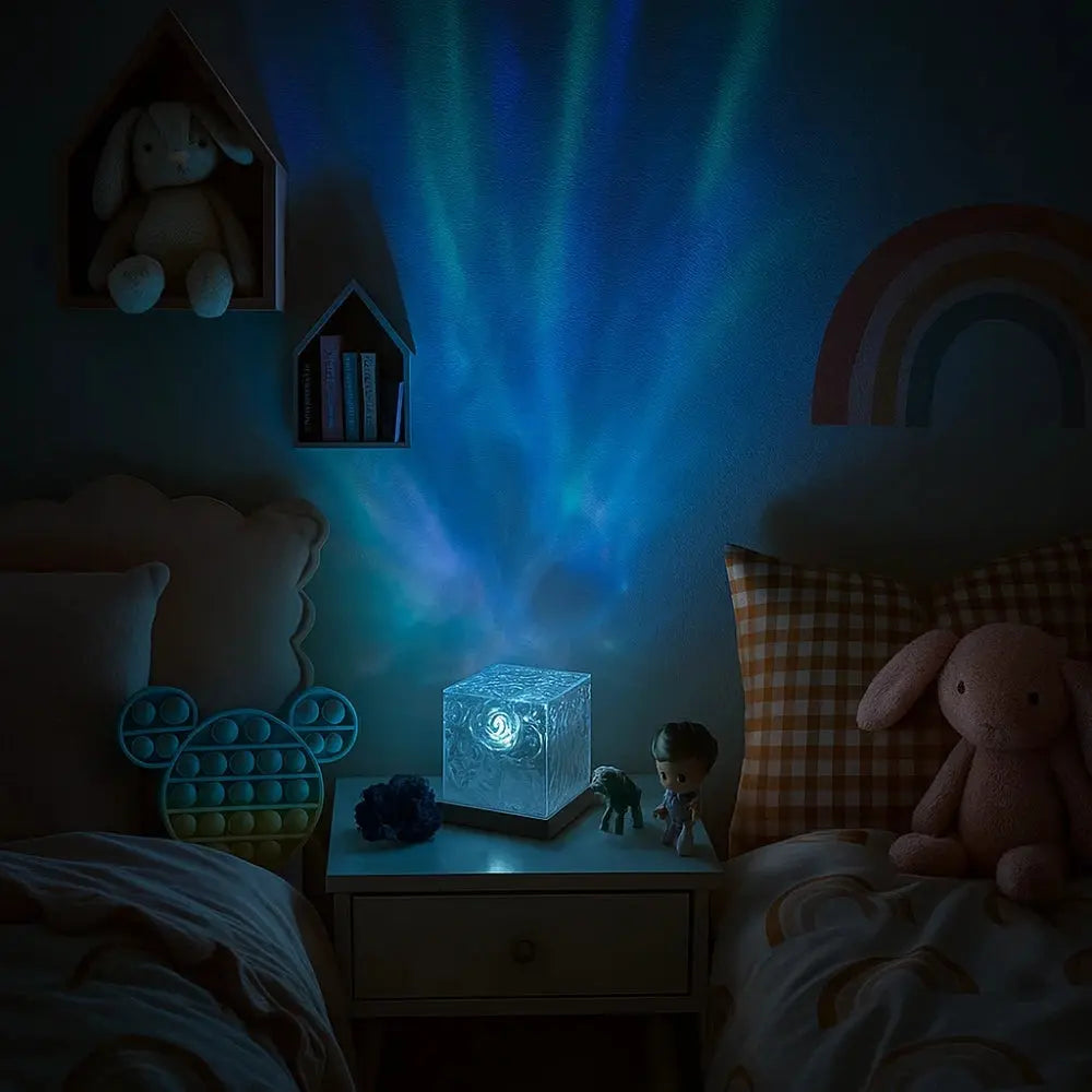 Lampe de Chevet <br> Aurore Boréal | Celestia | Delvanie