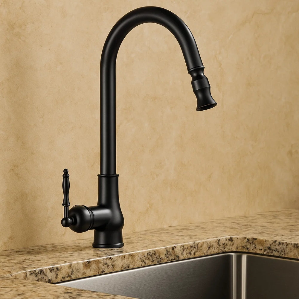 Vintage Kitchen Faucet with Modern Functionality