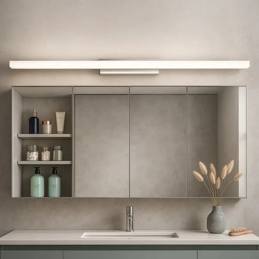 Applique Murale Salle de Bain <br> Brillance Contemporaine | Lunara | Delvanie