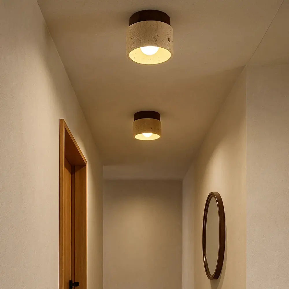 Plafonnier Travertin <br> Design Raffiné | Travina | Delvanie