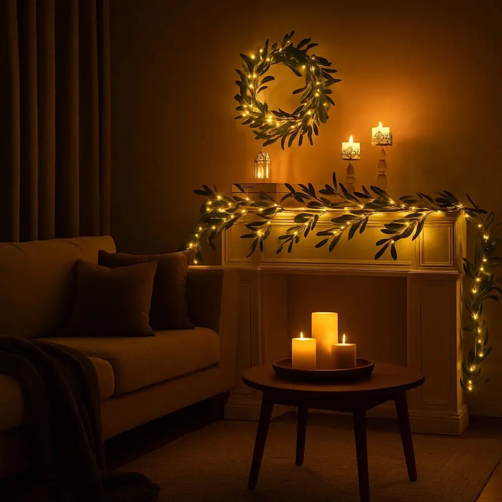 Guirlande Lumineuse <br> Branche d'olivier | Enchanted | Delvanie