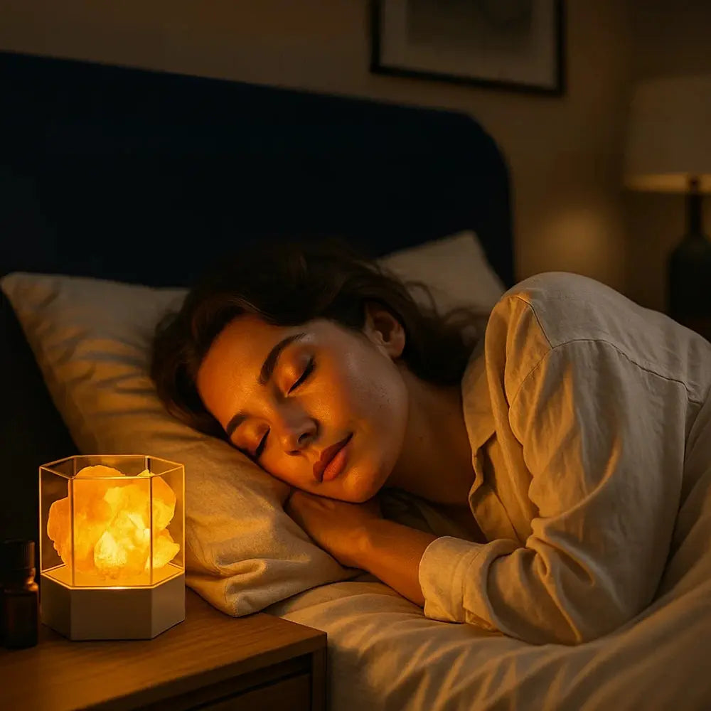 Lampe de Sel <br> Rayonnement Sérénité | Solara | Delvanie