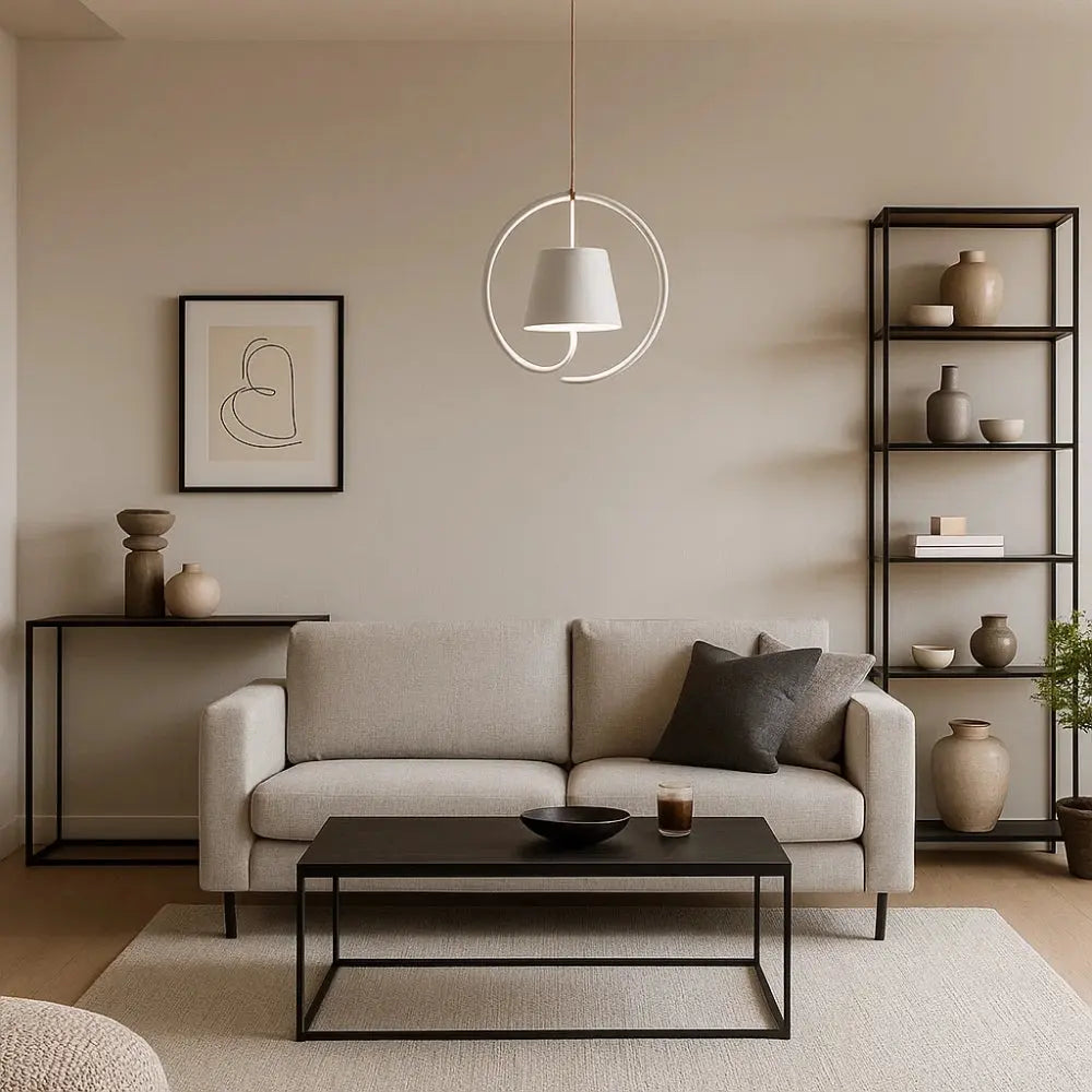 Suspension Luminaire Design <br> Forme Épurée | Veyra | Delvanie