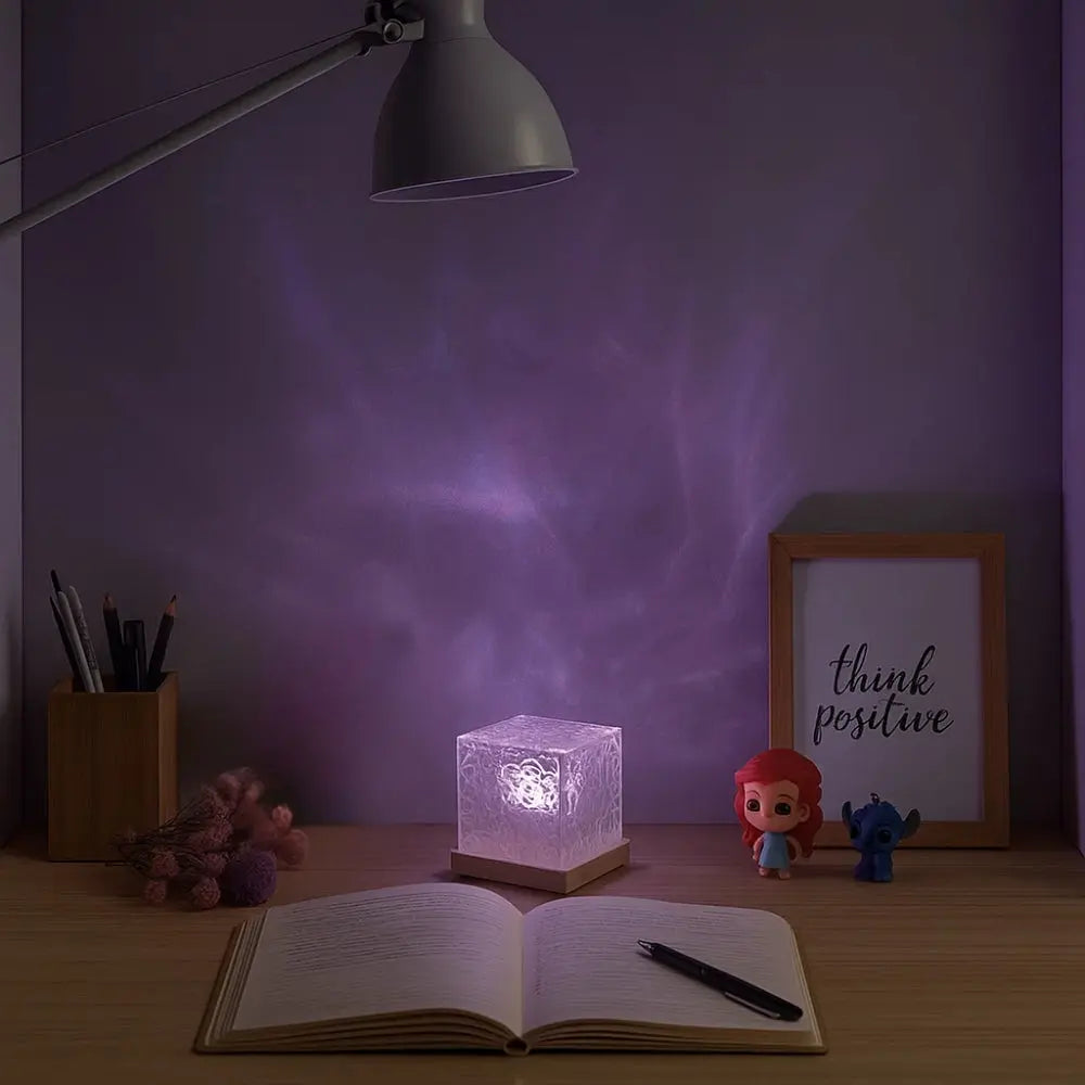 Lampe de Chevet <br> Aurore Boréal | Celestia | Delvanie