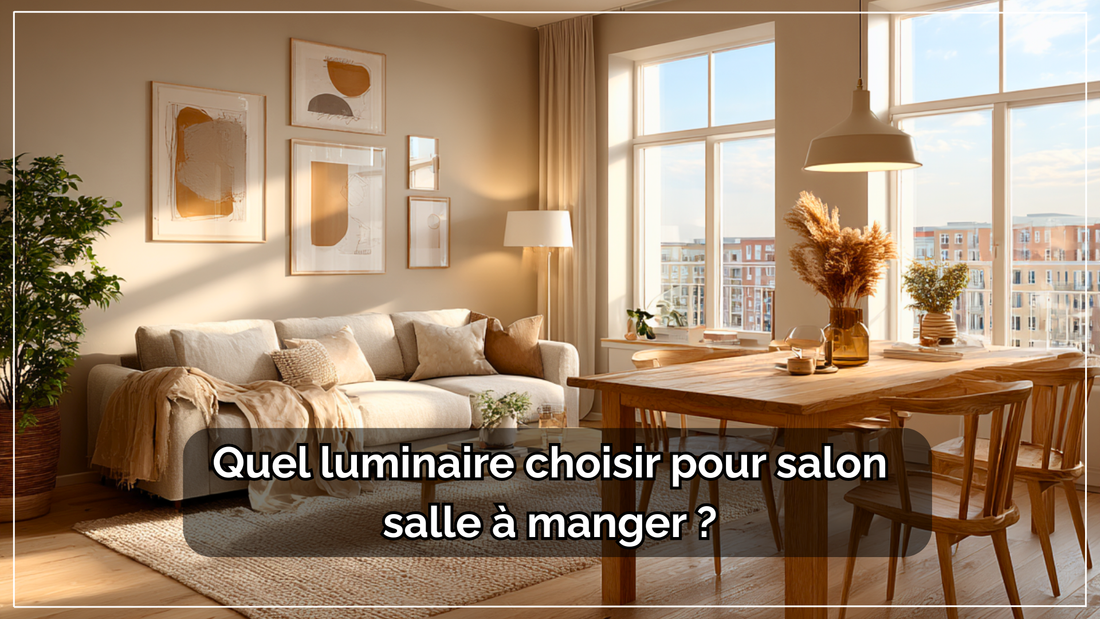 Quel luminaire choisir pour salon salle à manger ? - Delvanie